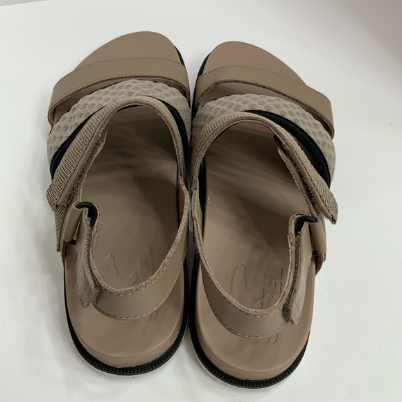 Sorel Roaming Decon Sligback Flats Sandals Sz 7.5 Tan Gladiator Ankle Strap - Picture 9 of 16